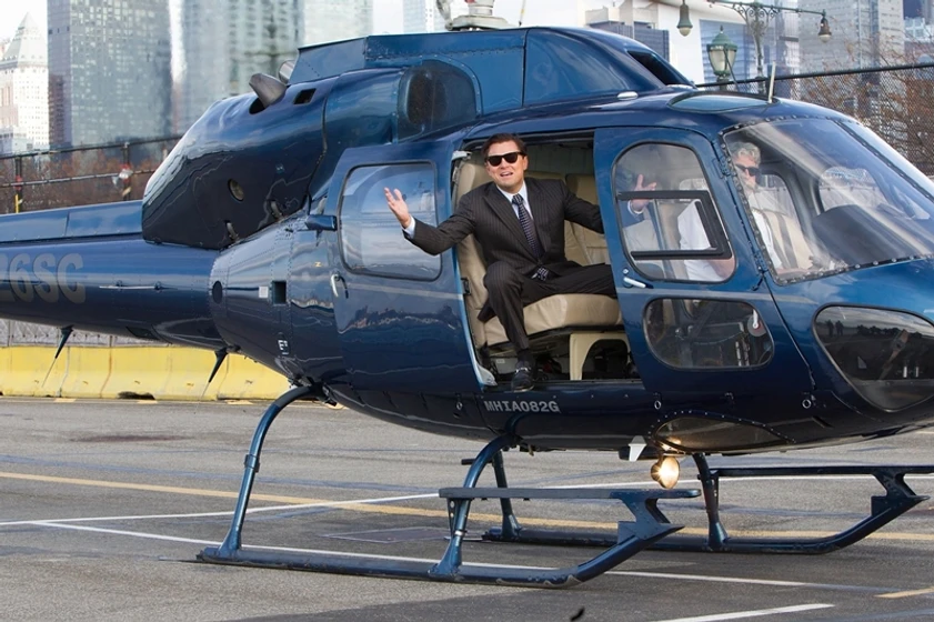 Leonardo DiCaprio en El Lobo de Wall Street