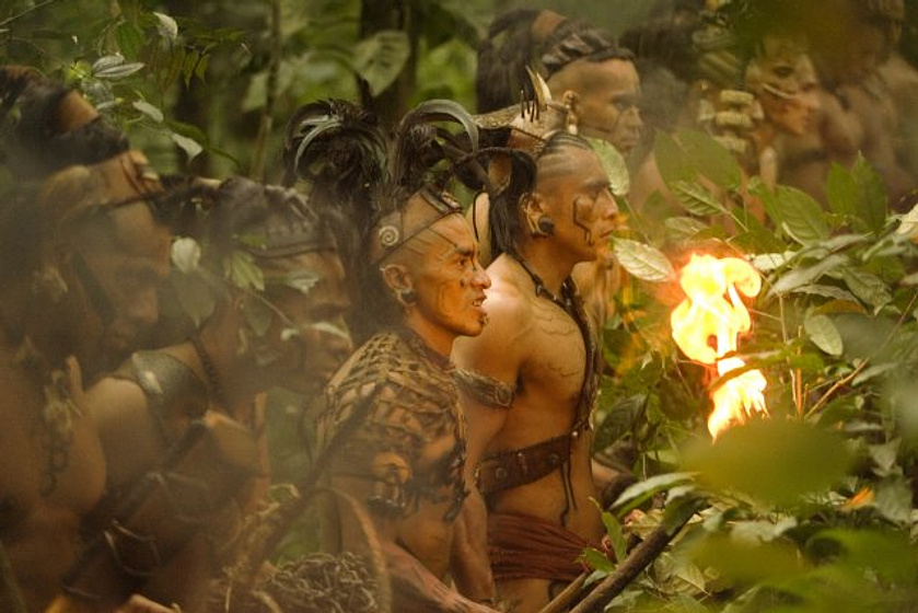Richard Can y Marco Antonio Argueta en Apocalypto