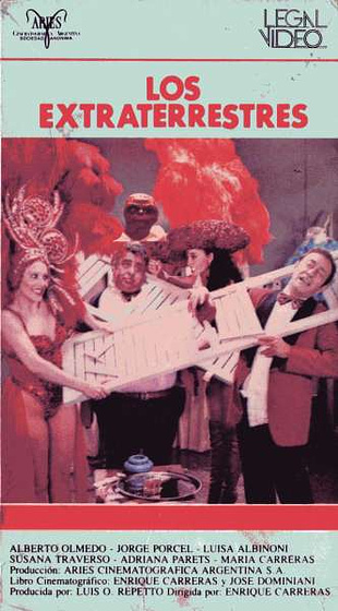 Imagen de Los extraterrestres (Monguito, E.T. argentino) (Carátula VHS)