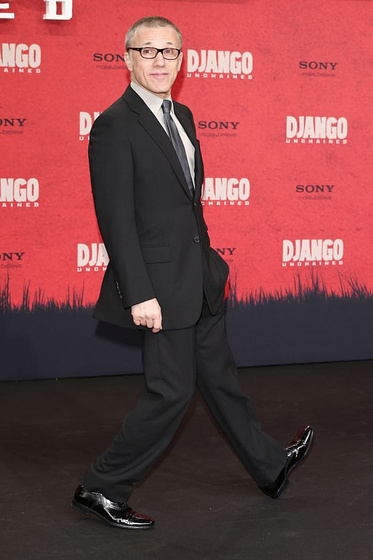 Christoph Waltz en Django Desencadenado (Premiere en Berlin. Enero 2013)