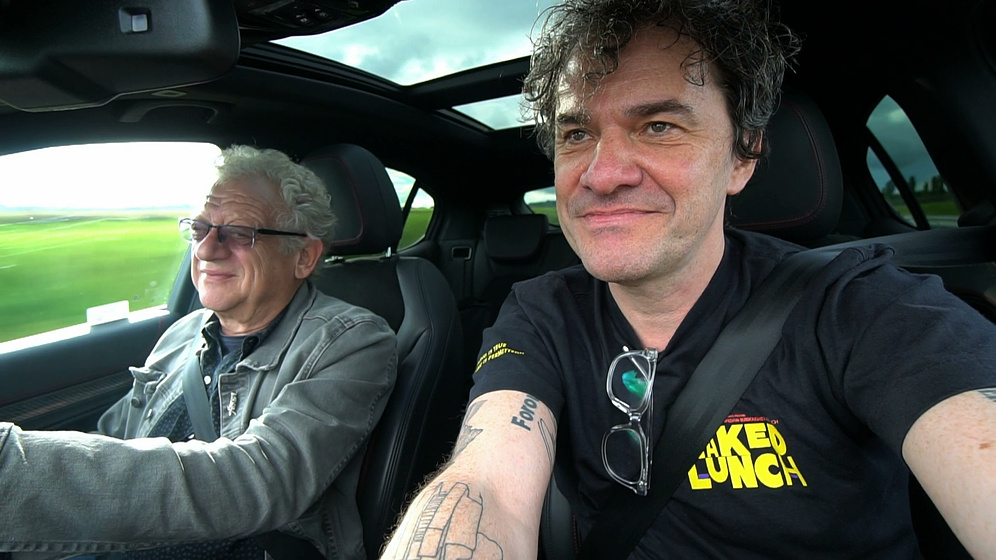 Jeremy Thomas y Mark Cousins en Jeremy Thomas. Una Vida de Cine