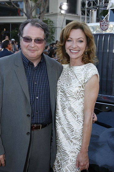 Kevin Dunn [I] y Julie White en Transformers: La Venganza de los Caídos (Premiere en Los Angeles. Junio 2009)