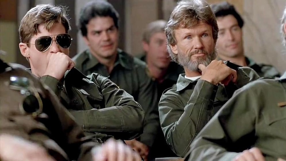 Kris Kristofferson y Treat Williams en flashpoint