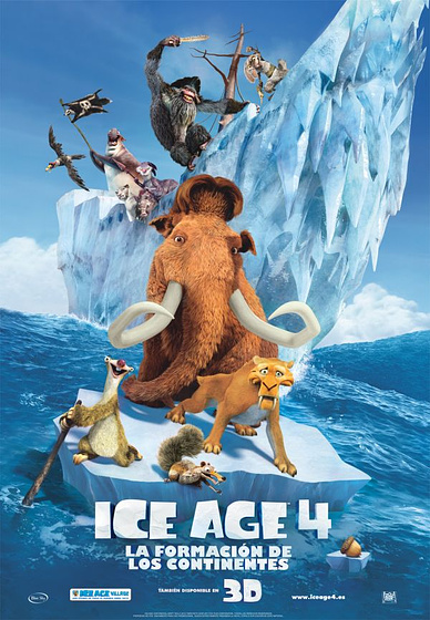 Imagen de Ice Age 4: La Formación de los continentes (Cartel final)