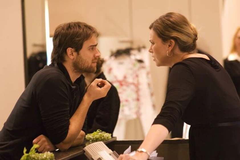 Charlize Theron y Stuart Townsend en batalla-en-seattle