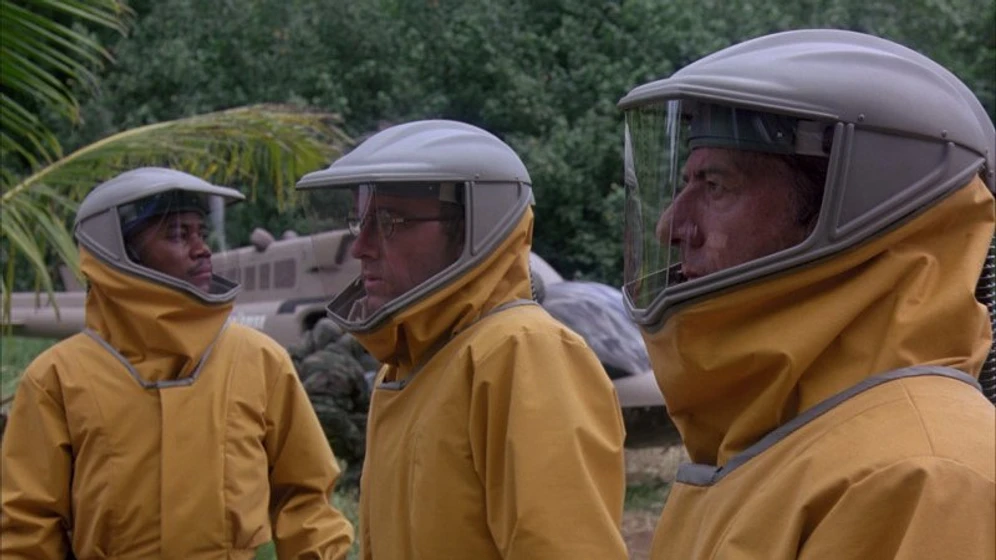 Kevin Spacey, Dustin Hoffman y Cuba Gooding Jr. en Estallido
