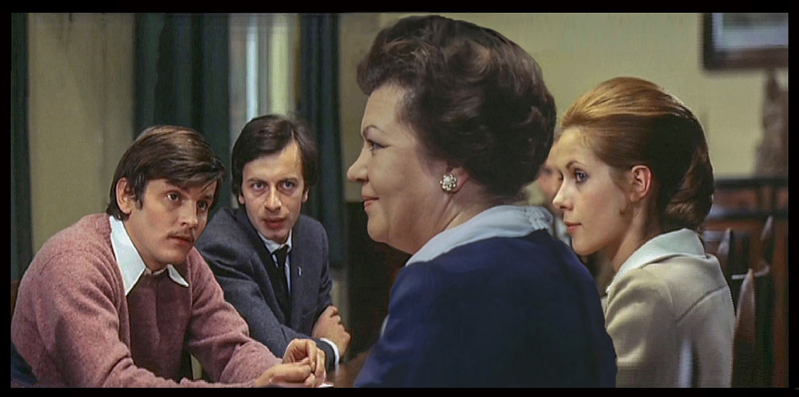 Claude Jade, Jacques Perrin y Ann Petersen en Home Sweet Home