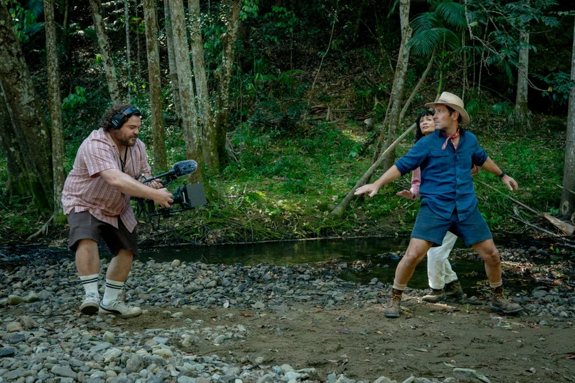 Jack Black y Paul Rudd en anaconda-2025