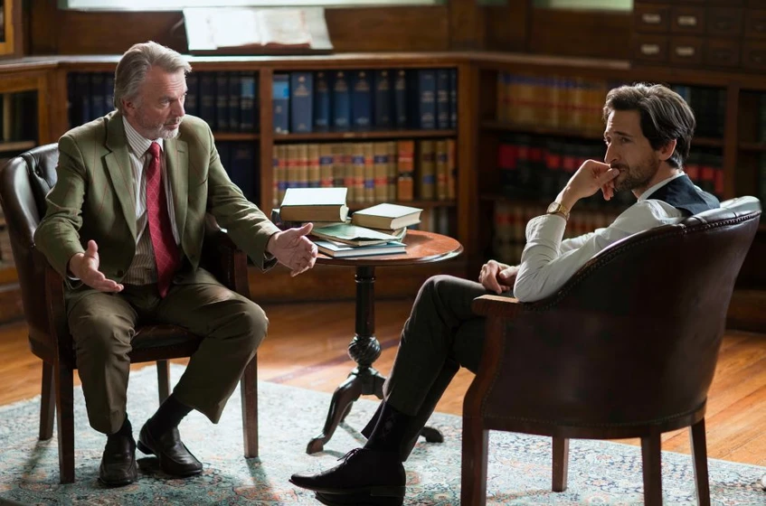 Sam Neill y Adrien Brody en backtrack-3459600e-f0d9-4115-a992-18c3e9b0676b