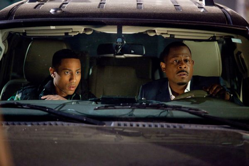 Martin Lawrence y Brandon T. Jackson en Esta abuela es mi padre