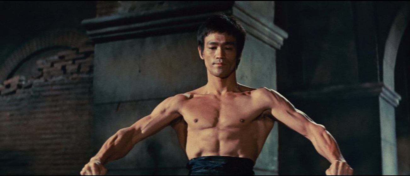 Bruce Lee en El Furor del dragón
