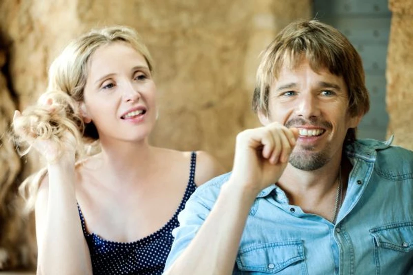 Ethan Hawke y Julie Delpy en antes-del-anochecer