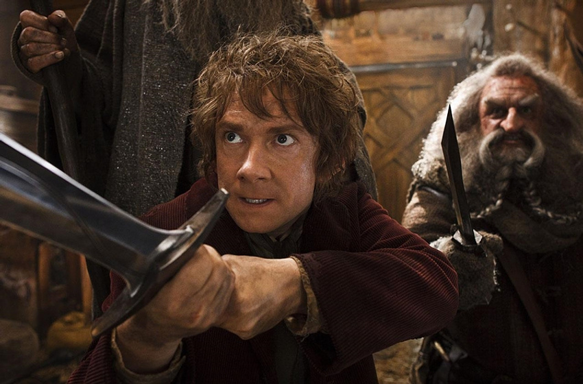 Martin Freeman y John Callen en El Hobbit: La Desolación de Smaug