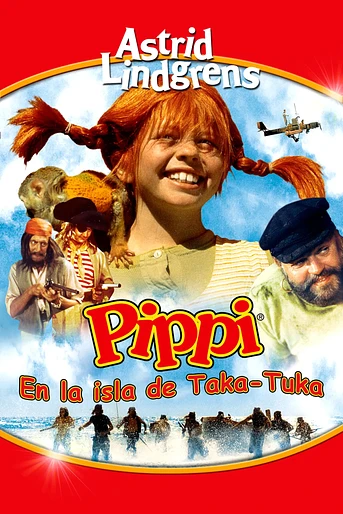 Poster de Pippi en la Isla de Taka-Tuka