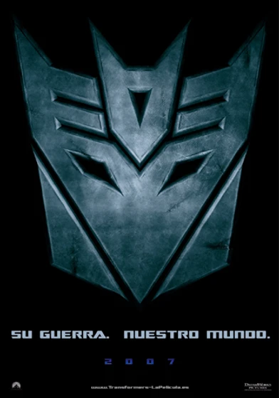 Imagen de transformers (Cartel Decepticons)