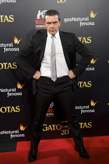 Antonio Banderas en El Gato con Botas (Premiere en Madrid. Noviembre 2011)