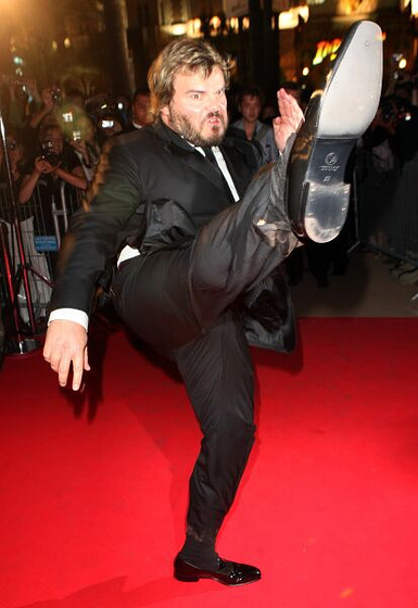 Jack Black en Kung Fu Panda (Premiere en Cannes. Mayo 2008)