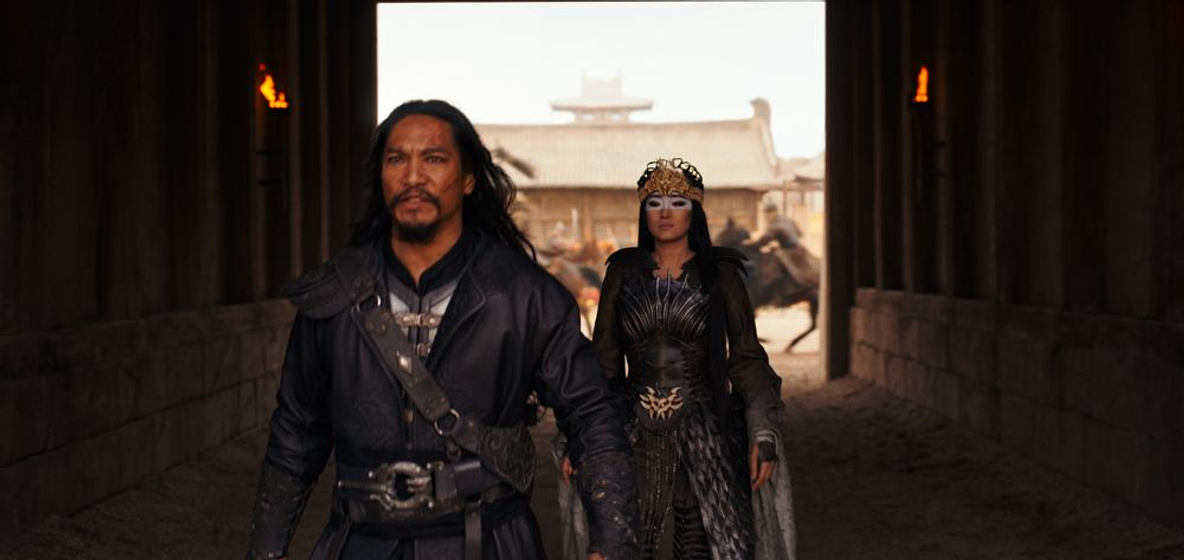 Jason Scott Lee y Li Gong en Mulan