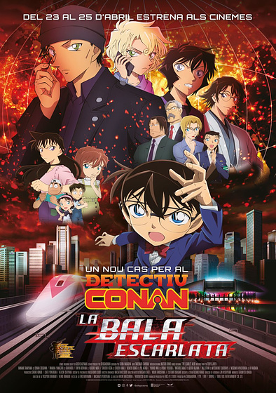 Imagen de Detective Conan. La Bala Escarlata (Cartel catalán)