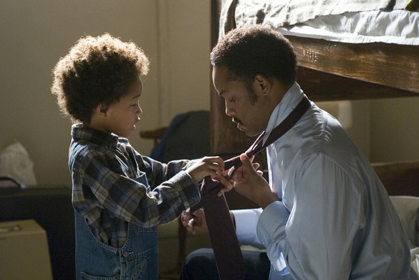 Will Smith y Jaden Smith en En Busca de la Felicidad