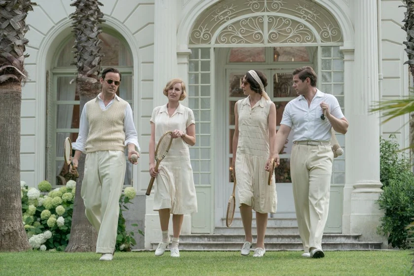 Allen Leech, Laura Carmichael, Harry Hadden-Paton y Tuppence Middleton en downton-abbey-una-nueva-era