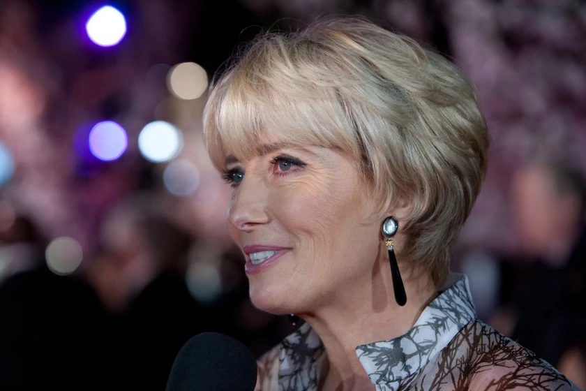 Emma Thompson en al-encuentro-de-mr-banks (Premiere en Londres. Diciembre 2013)