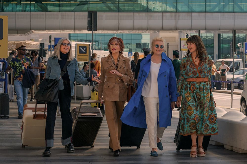 Jane Fonda, Mary Steenburgen, Diane Keaton y Candice Bergen en Book Club: Ahora Italia