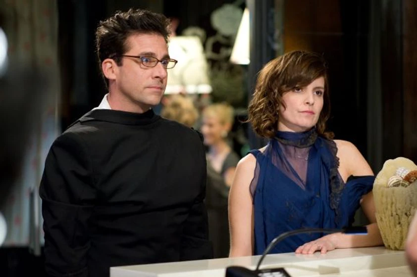 Tina Fey y Steve Carell en noche-loca
