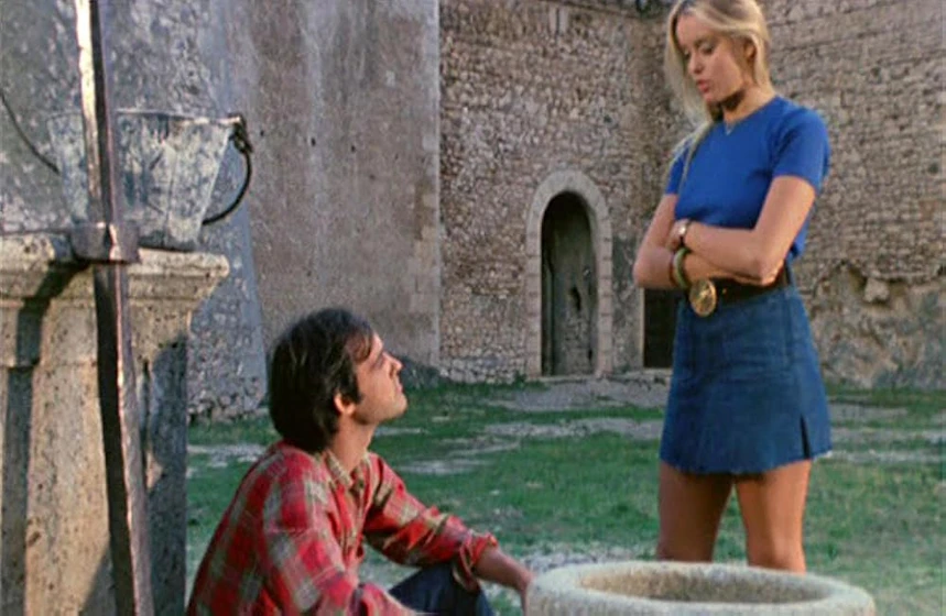 Gloria Guida en blue-jeans