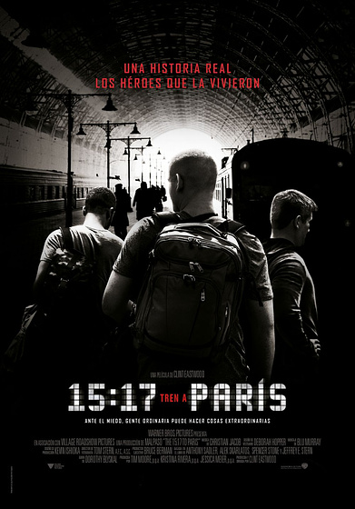 Imagen de 15:17 Tren a París (Cartel español)