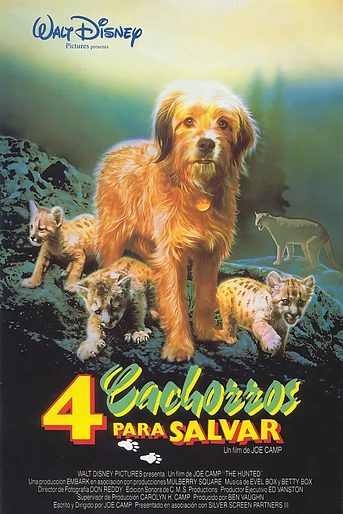 Poster de Cuatro Cachorros Para Salvar
