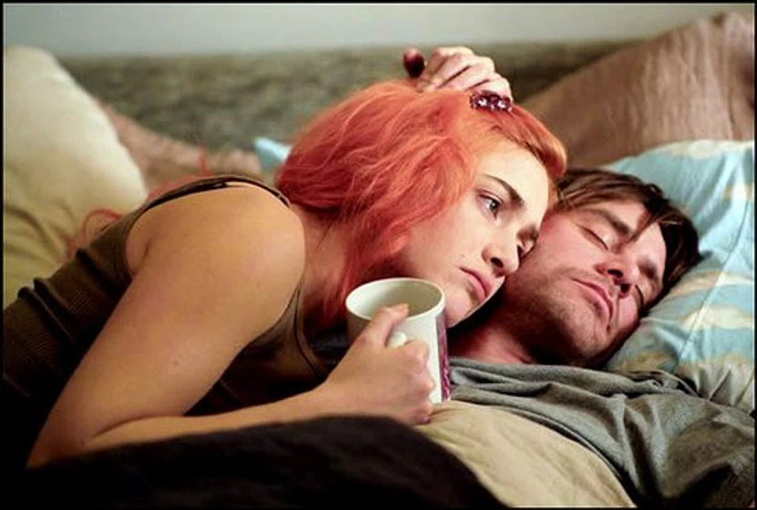 Jim Carrey y Kate Winslet en olvidate-de-mi