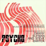 Carátula de la banda de sonido de Psicosis