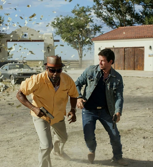 Mark Wahlberg y Denzel Washington en 2 Guns