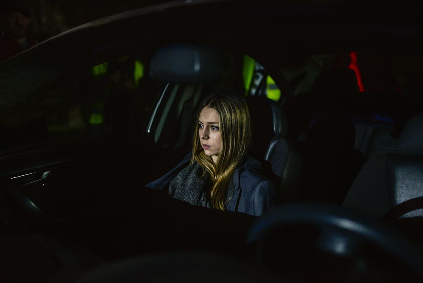 Ester Expósito en Cuando los Ángeles duermen (Rodaje)