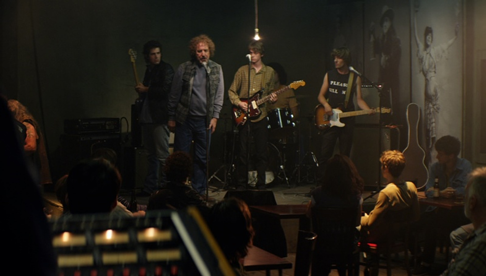 Alan Rickman y Max Reinhardsen en CBGB