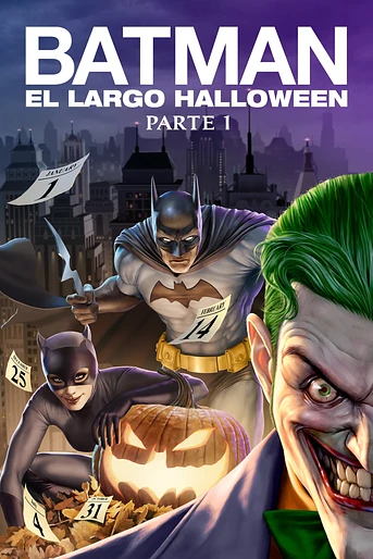 Poster de Batman y el largo Halloween. Parte 1