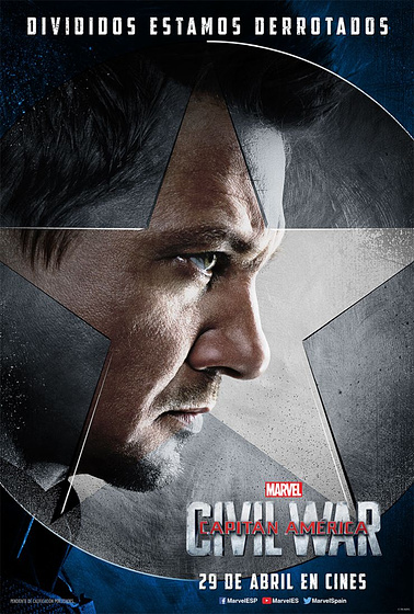 Imagen de Capitán América. Civil war (Cartel personajes español)