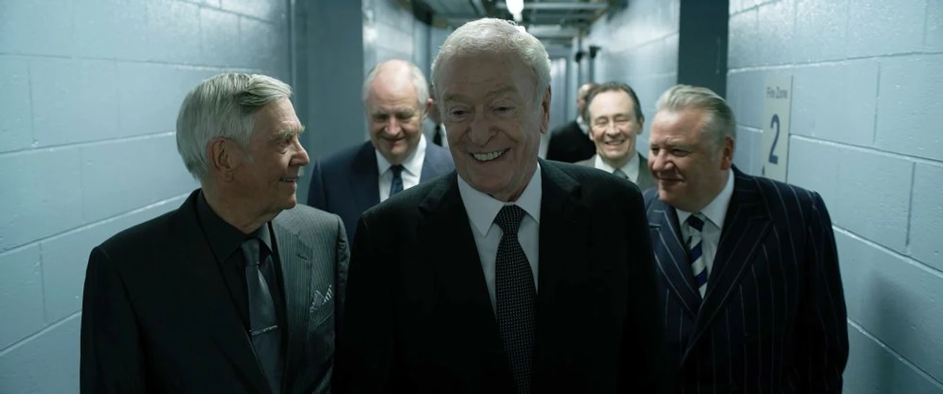 Michael Caine, Jim Broadbent, Ray Winstone, Tom Courtenay y Paul Whitehouse en rey-de-ladrones