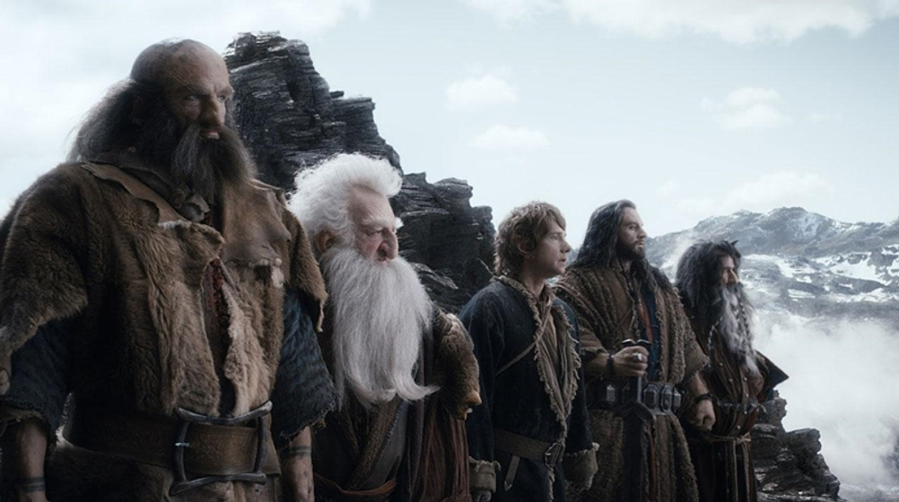 Ken Stott, Martin Freeman, Graham McTavish, Richard Armitage y William Kircher en El Hobbit: La Desolación de Smaug