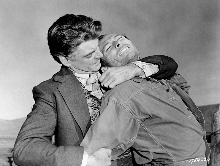 Lee Van Cleef y Rory Calhoun en Amanecer en Socorro