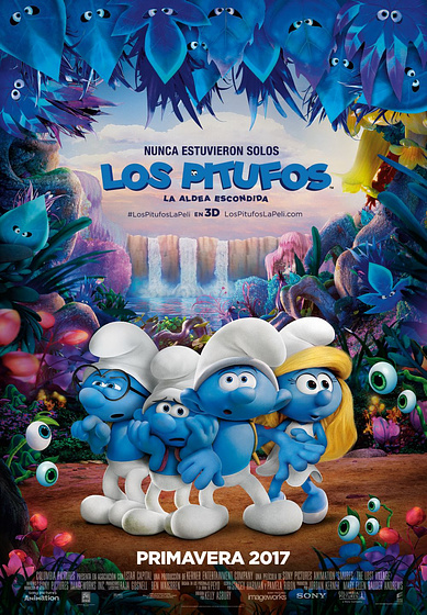 Imagen de Los Pitufos. La Aldea escondida (Cartel final español)