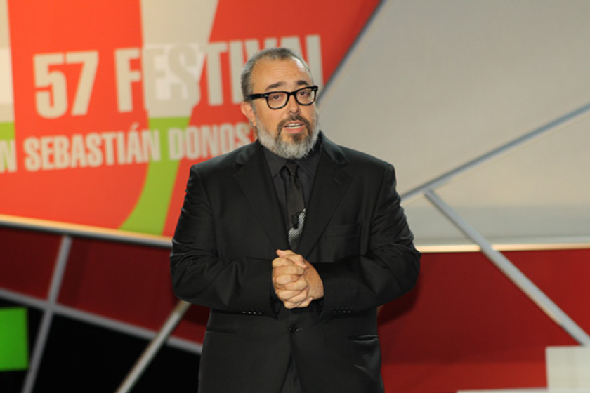 Álex de la Iglesia en Tonto quien lo lea (Gala inauguración)