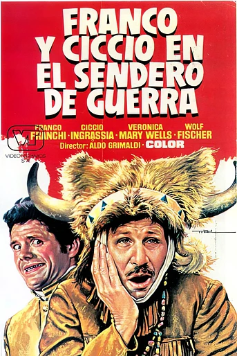 Poster de Franco y Ciccio en el Sendero de la Guerra