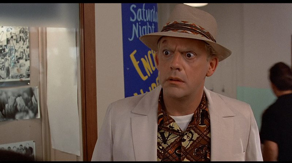 Christopher Lloyd [I] en Regreso al Futuro