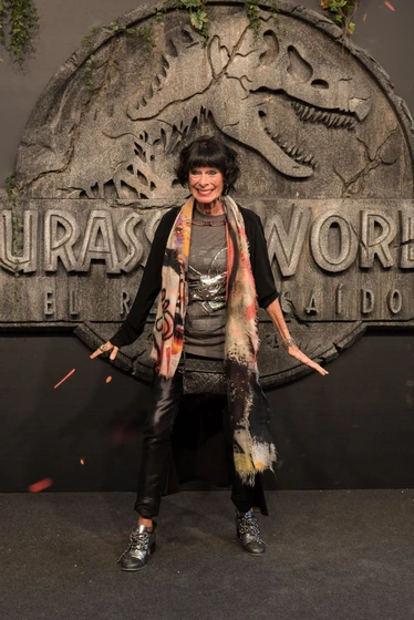 Geraldine Chaplin en Jurassic World: El reino caído (Premiere en Madrid. Mayo 2018)