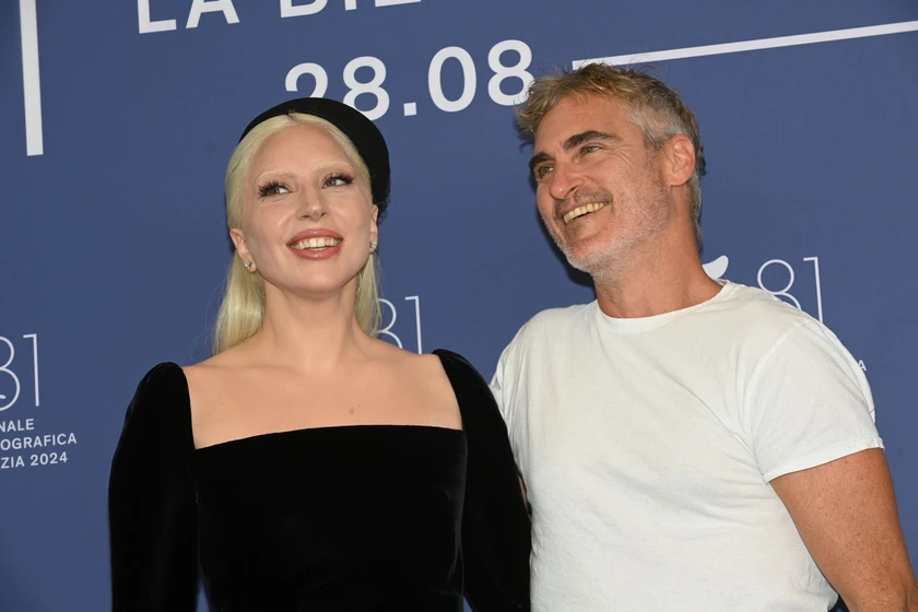 Joaquin Phoenix y Lady Gaga en joker-folie-a-deux (Festival de Venezia. Septiembre 2024)