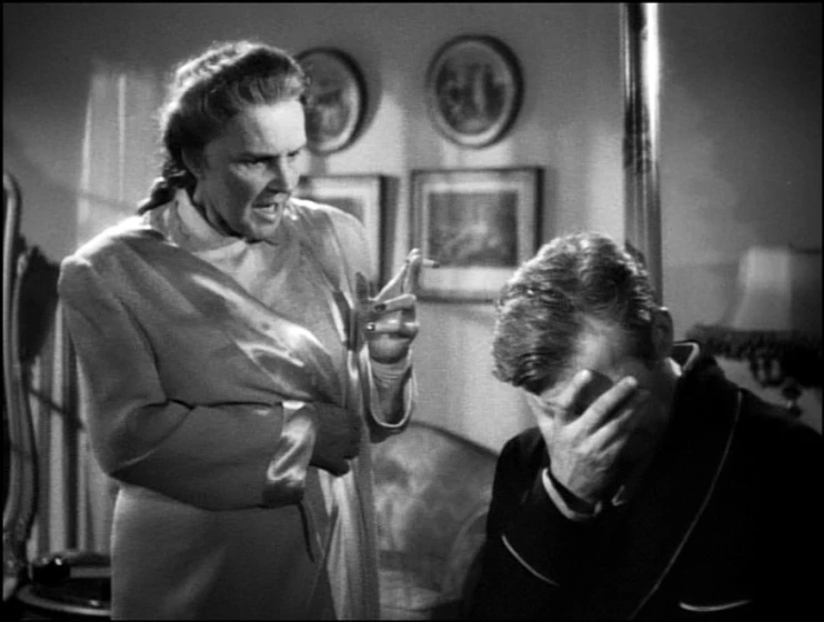 Claude Rains y Leopoldine Konstantin en encadenados
