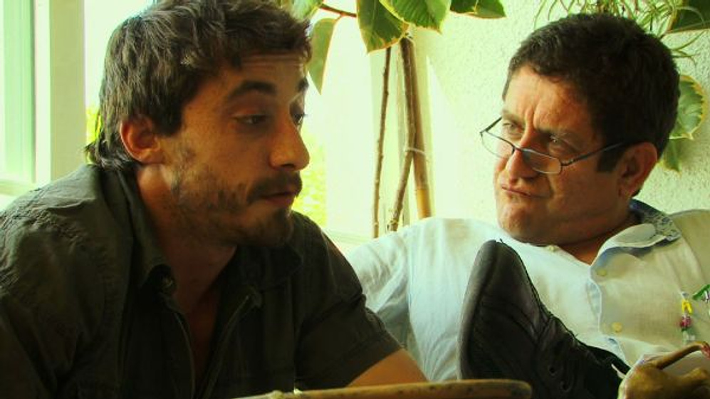 Pedro Casablanc y Ismael Martínez en Hienas