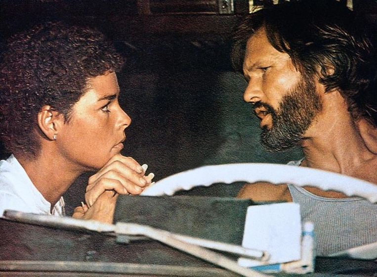 Kris Kristofferson y Ali MacGraw en Convoy